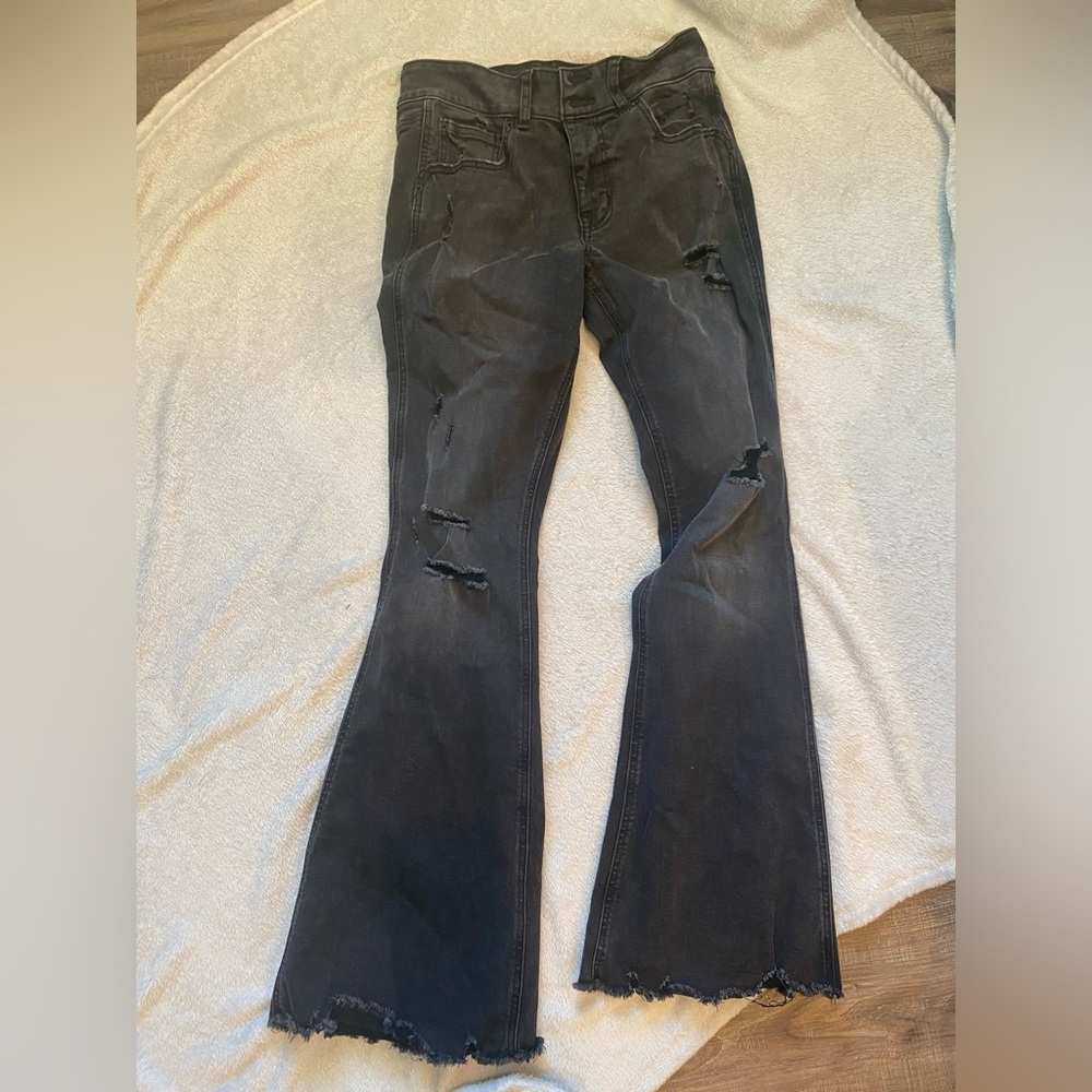 Black Flare Jeans